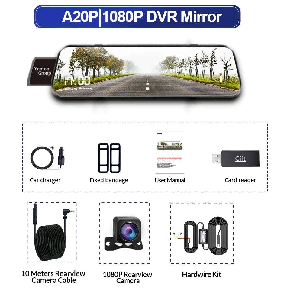 Car DVR Rearview Mirror