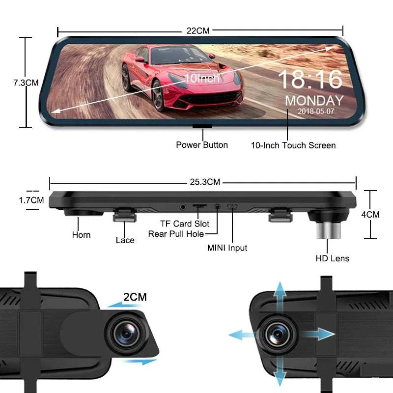 Car DVR Rearview Mirror