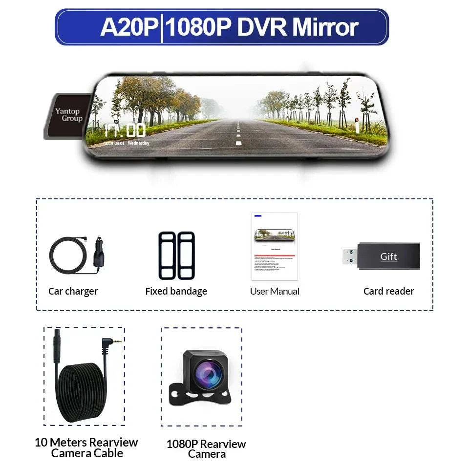Car DVR Rearview Mirror