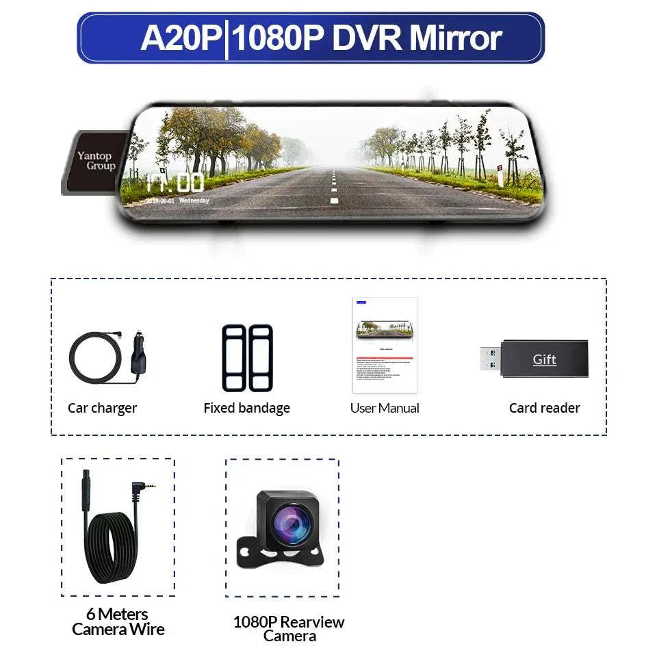 Car DVR Rearview Mirror