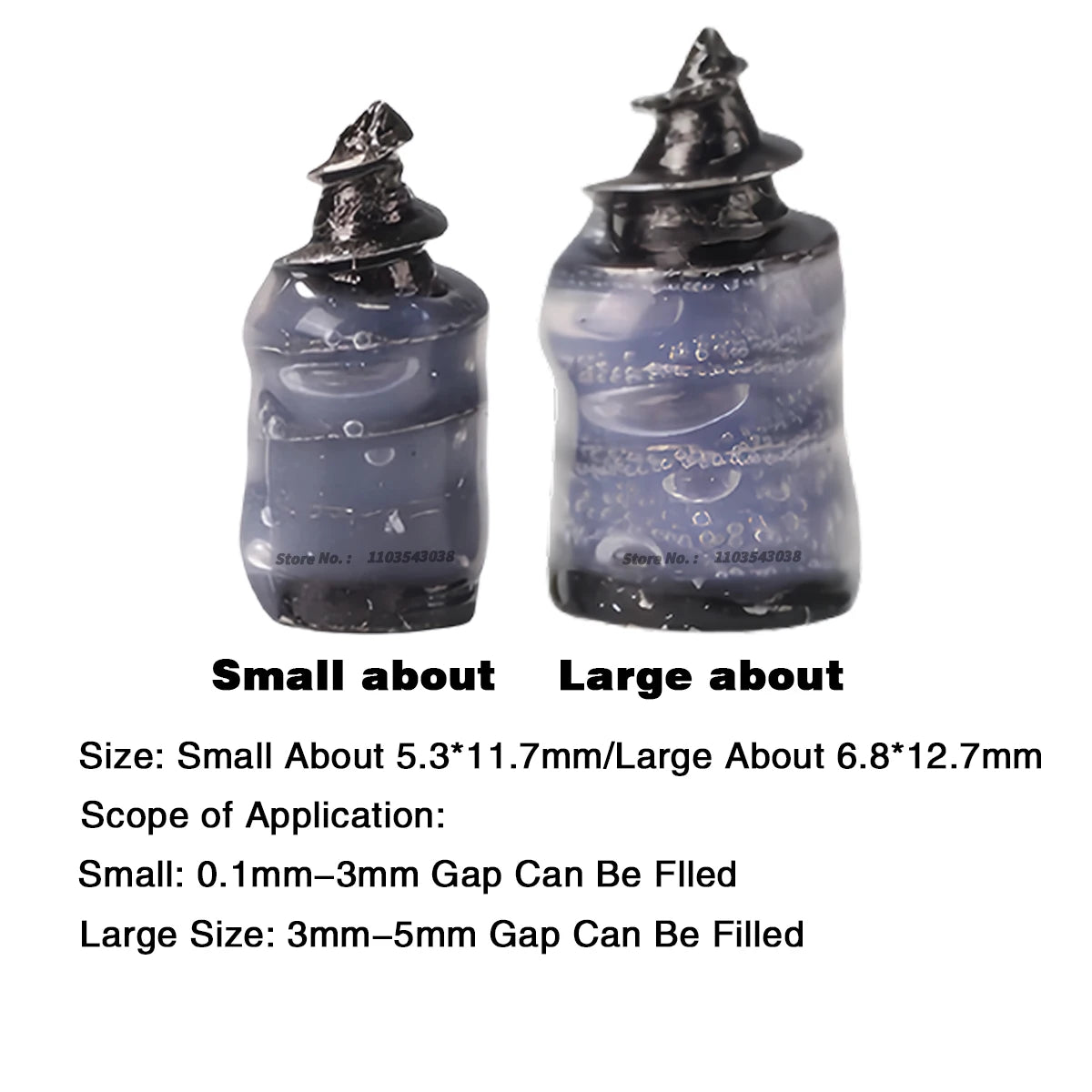 Universal Tire Repair Rubber Plugs – 100pcs Tyre Puncture Repair Kit