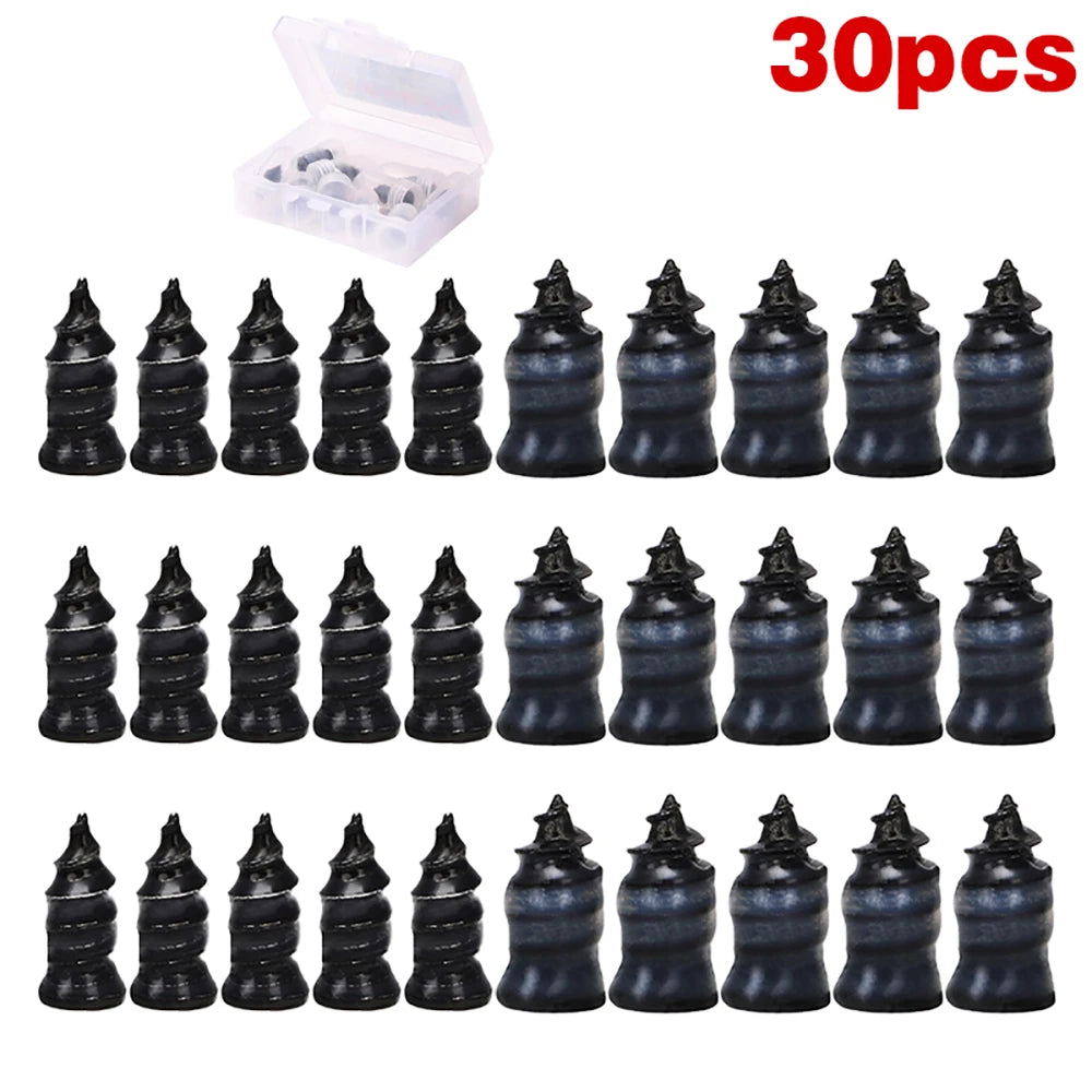 Universal Tubeless Tire Repair Screw Kit – 10/20/30/70pcs Puncture Tool Set