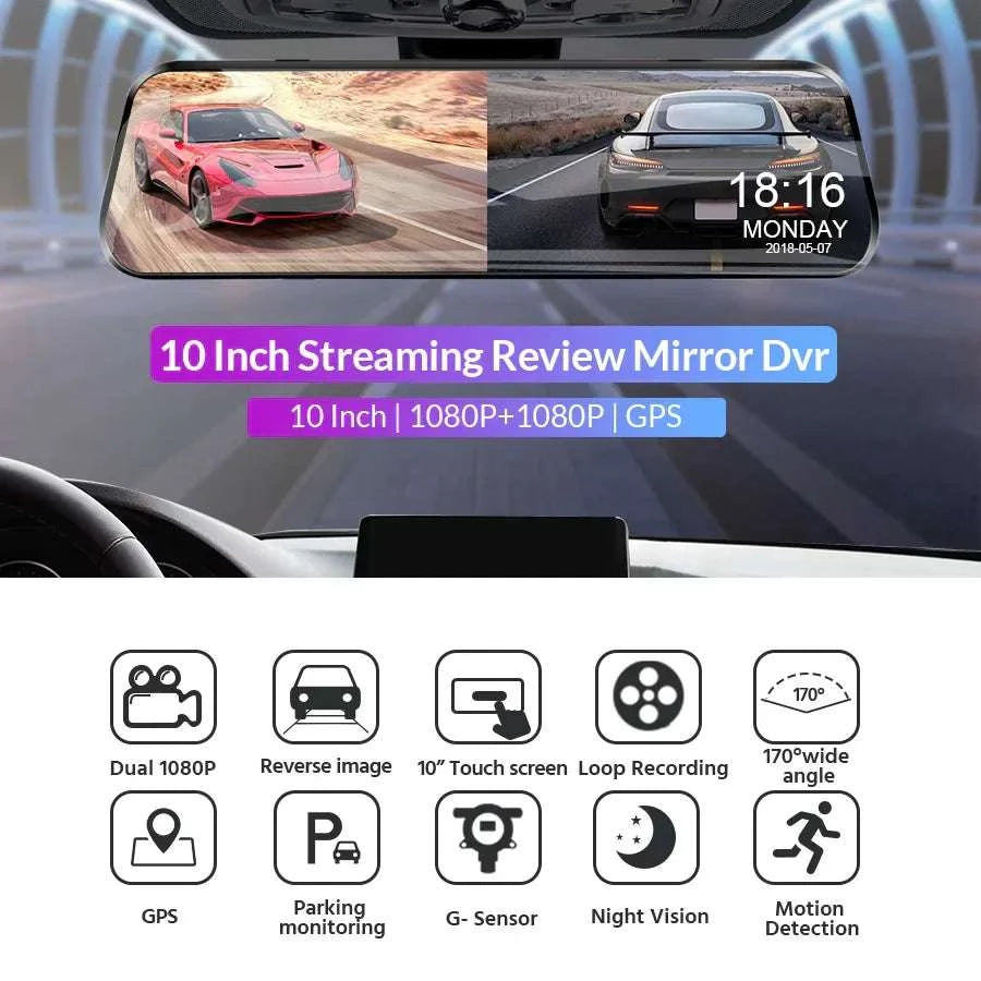 Car DVR Rearview Mirror
