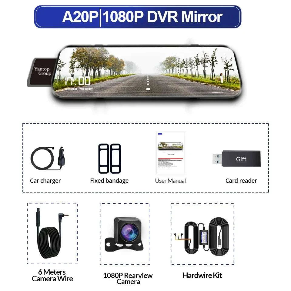 Car DVR Rearview Mirror